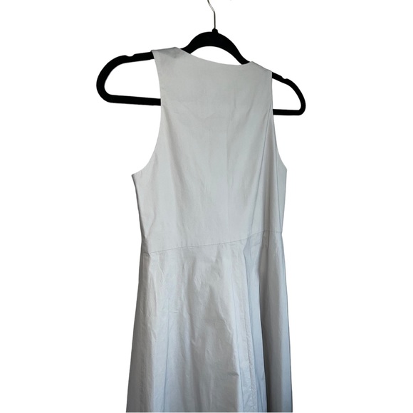 Mango Crossover Wrap Cotton Dress Dart Detail XS - Picture 12 of 12